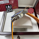 Omega Seamaster Planet Ocean 'Co-Axial Chronometer' – Blue/Orange | White Dial