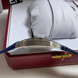 Cartier Santos Automatic Blue Leather