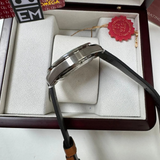 Omega Speedmaster Broad Arrow Black/Silver – 42 mm Cognac Leather Strap