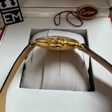 Cartier Ballon Bleu Gold Automatic – Black Leather Strap