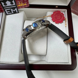 Omega Speedmaster Broad Arrow Black/Silver – 42 mm Cognac Leather Strap