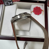 Omega Speedmaster Co-Axial Chronograph Gray/Orange – 42 mm Brown Leather Strap