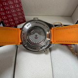 Omega Seamaster Planet Ocean 'Co-Axial Chronometer' – Blue/Orange | White Dial