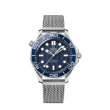 Omega Seamaster 'Diver 300M' – Blue / Mesh Bracelet